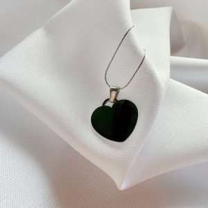 Collar | Plata con dije tipo corazón