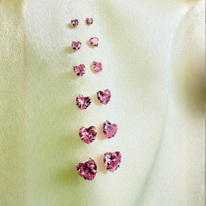 Aretes Plata 925 Corazón | Rosa