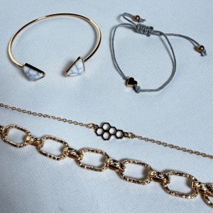 Brazaletes Set 4 piezas | N0000137 | Dorado