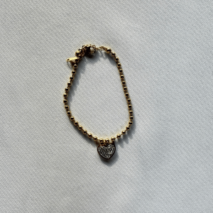 Brazalete corazón constelación | Dorado