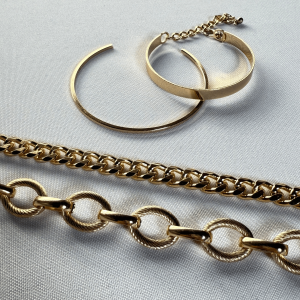 Brazaletes Set 4 piezas | N0000213 | Dorado