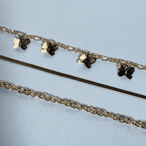 Brazaletes Set 3 piezas | N0000218 | Dorado