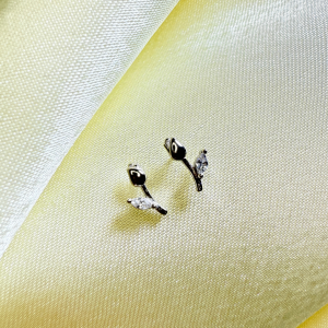 Aretes Plata 925 rosa | Plateado