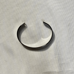 Brazalete simple para grabado | Plateado