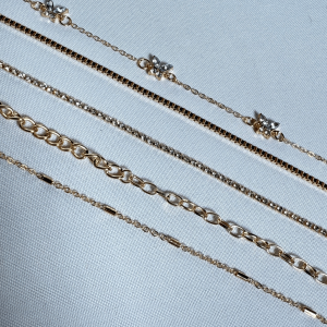 Brazaletes Set 5 piezas | N0000312 | Dorado