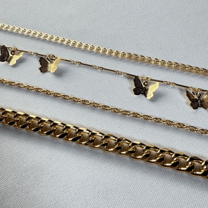 Brazaletes Set 4 piezas | N0000315 | Dorado