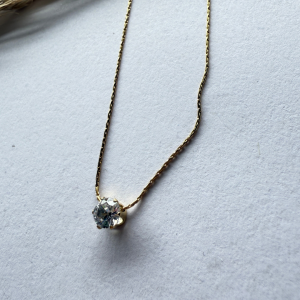 Collar circón pequeño | Dorado