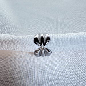 Anillo Cintillo Rosa Cartagena | Plateado