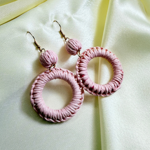 Aretes yute rosados | Rosados