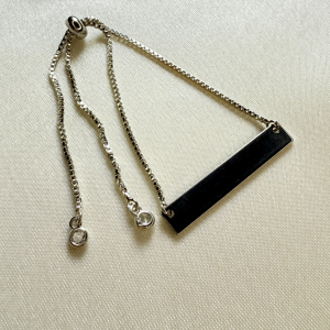 Brazalete tipo esclava | Plateado